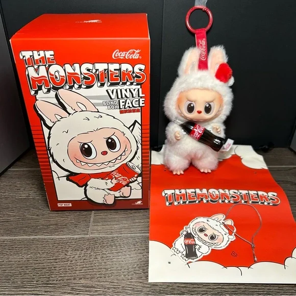 Pop Mart Labubu Coca Cola Vinyl Face - Picture 2 of 15
